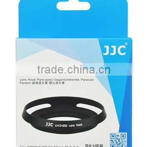 JJC LH-S1650 SILVER Vented Lens Hood 40.5mm Metal Lens Hood For Sony thumbnail-1