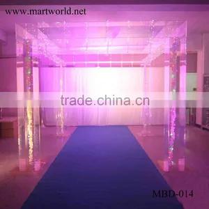 Acrylic Square Wedding Mandap Wedding Decoration Wedding Stage Wedding Backdrop Wedding Decoration (MBD-014) thumbnail-1