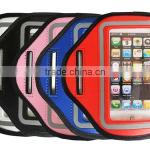 Wholesale Custom Sport Armbag for Running /comfortable Sport Gym Armband With Reflective Border/mixed Color Accepted thumbnail-1