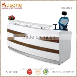 Modern Reception Desk Cheap White Baking Finished Reception Desk thumbnail-1