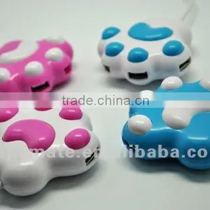 Cute Computer Animal Claw Shaped 4 Port Usb Hub thumbnail-1