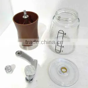 Mini Ceramic Core Manual Coffee Grinder Glass Material thumbnail-2