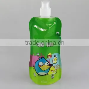 PE Plastic Type and Water Bottles Drinkware Type 480ml Foldable Water Bottle Quality Choice thumbnail-2