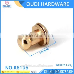 Decorative Metal Rivet For Bag Nippled Shape Nail For Garment thumbnail-4