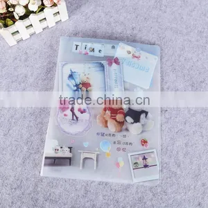 Hard Plastic pp Clear 20 Pages b4 Size Display Folder Multipage Folding Document Holder pp Plastic Display Book thumbnail-2