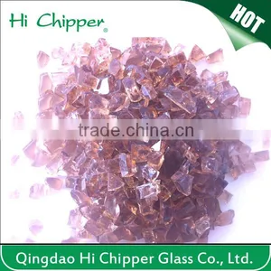 Black Cashew Shape Fire Pit Decorative Glass Gemstone thumbnail-5