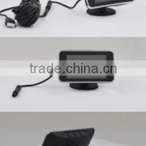 Wireless Car Reversing Aid System Waterproof Connector in the LCD Display Video Parking Sensor thumbnail-3