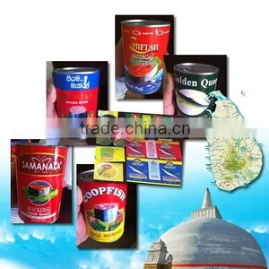 CANNED MACKEREL SRI LANKA SLSI ISO Member High Quality Premium 425g/210g/155g Sardine Tuna in Tomato Sauce in Oil in Brine thumbnail-1