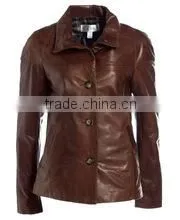 Women Leather Jackets With Fur on Cap High Quality Fresh Production Genuine Real SheepSkin Selling on Very Cheapest Prices thumbnail-1