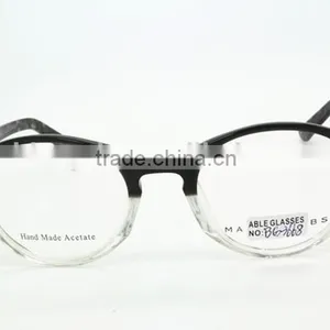 2015 New Design Double Color Mens Acetate Optical Spectacles Frame Eyeglasses thumbnail-3