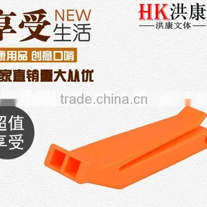 Flat Plastic Whistle Custom Print Whistle Cheap Custom Whistle Lanyard thumbnail-3