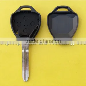 Uncut 2+1 Buttons Car Key Shell Replacement for Toyota no Logo thumbnail-5