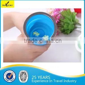 Travel Portable Silicone Folding Cup thumbnail-4