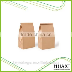 Factory Direct Made Recycled White & Brown Kraft Paper Bags With Twisted Paper Handle thumbnail-1