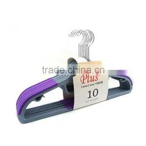 10 Pcs/lot New Brand Dry and Wet Double Usage Clothes Hanger Non-trace Anti-skid Clothes Rack Clothing Houses Laundry Rack thumbnail-1