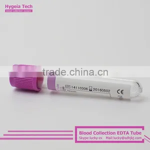 Vacuum Blood Collection Edta Tube With Lavender Top thumbnail-1