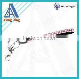 Short PU Leather Lanyard and Strap With Colorful Rhinestone thumbnail-5