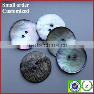 Fancy 2 Holes Round Shell Buttons for Children Sweaters thumbnail-1