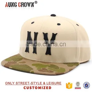 Camo Cheap Snapback,camo Brim Snapback Cap,6 Panel Flat Bill Snapback Cap thumbnail-1