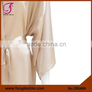 290409 Women Short Satin Bath Robe thumbnail-3