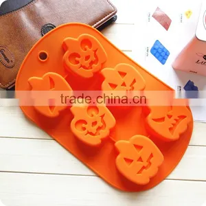 Halloween Pumpkin Silicone Cake Molds Chocolate Candy Mould Kitchen Baking Cookies Cutter 3D Cake Decorating Tools thumbnail-3