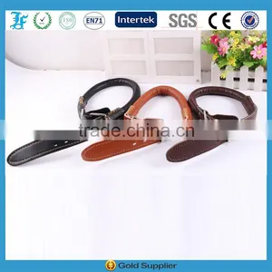 LF High-end Durable Diamtere 26MM Rolled Leather Dog Collar thumbnail-5