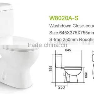 Sanitary Ware Made in China Popular Hotel Bath Toilet thumbnail-3