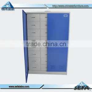 Galvanized Steel Storage Cabinets With Drawer Floor Mounted Structure Laboratory Stroage Cabinet thumbnail-2
