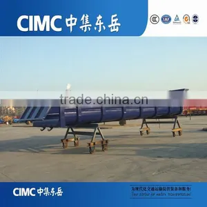 CIMC Hydraulic Cylinder Tractor U Shape Tipper Trailer, Semi Dump Truck Trailer thumbnail-3