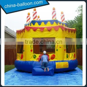 PVC Tarpaulin Inflatable Cake Bouncer,inflatable Cake Castle for Sale thumbnail-1
