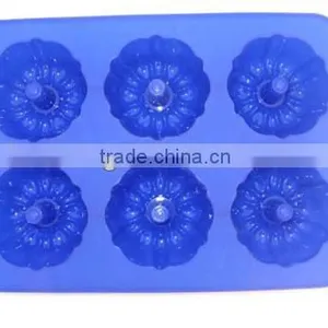 Wholesale Food Grade Custom Flowerpot Silicone Chocolate / Cupcake Molds Microwave Cake thumbnail-1