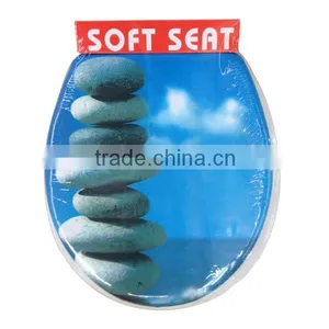 Scenery Ocean Design Toilet Seat Cover thumbnail-1