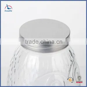 4L Hot Sale Beverage Glass Jar Owl Shape Cup Glass Dispenser thumbnail-5