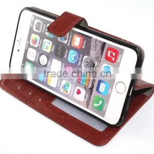 Photo Album Leather Low Price China Mobile Phone Leather Case for Iphone 6 Quality Choice Most Popular thumbnail-1