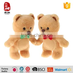 BSCI Stuffed Baby Toys Standing Teddy Bears With Bow Tie Wholesale thumbnail-1
