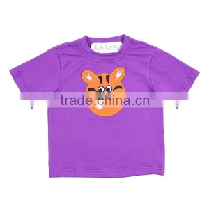 Wholesale 2016 Cheap Price Boutique Giggle Moon Remake Designer Tiger Applique Baby Gir/boy Outfit thumbnail-4