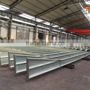Prefabricated Welded H Steel and PPGI Tile Workshop thumbnail-4