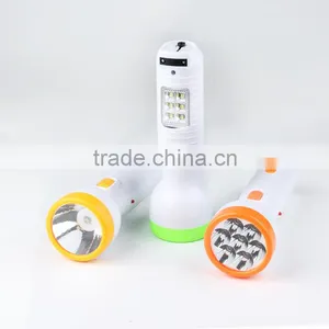 JA-1917 LED Rechargeable Flashlight With Side Light 6smd thumbnail-1