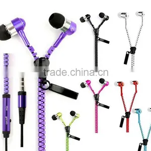 Metal Earphone/zipper Earphone thumbnail-1