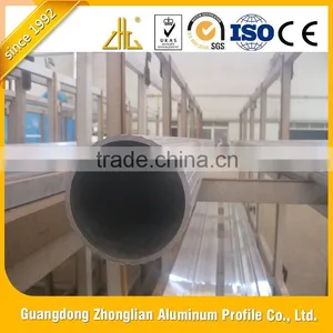 White Powder Coated Aluminium Tube/ 28mm, 21mm, 22mm, 25mm, 32mm, 50mm, 55mm Aluminium Tube Factory/ 6061 Knurled Aluminium Tube thumbnail-1