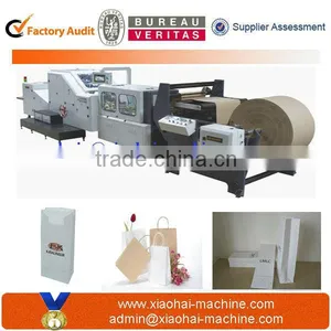 Roll Feed Flat Handle Shopping Bag Paper Bag Machine Manufacturer thumbnail-1