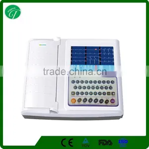 China 12 Channel ECG Monitor ECG Machine Price E8121 thumbnail-1