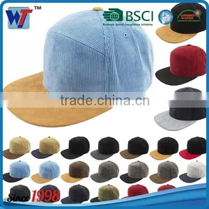 Cheap Custom Embroidery Flat Brim 6 Panel Snapback Cap thumbnail-3