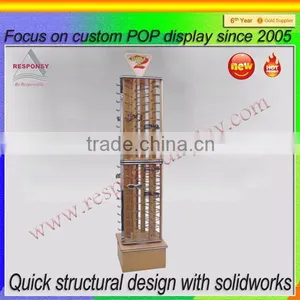 High Quality Bamboo and Glass Display Showcase for Sunglass Retail Stores thumbnail-2