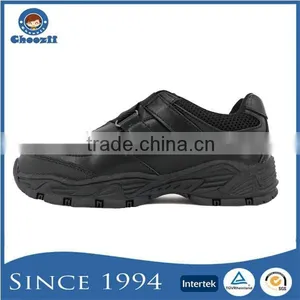 New Design Stylish Magic Sticker Breathable Children Black School Shoes thumbnail-4
