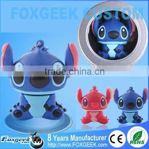 Stitch Japan Cartoon Themed PVC Usb Flash Drive Free Sample Logo,Custom Promotional Memory Stick With Metal Case thumbnail-1