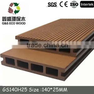 Newteck Wpc Outdoor Decking /hollow Solid WPC Floor/wood Floor for Swimming Pool thumbnail-2