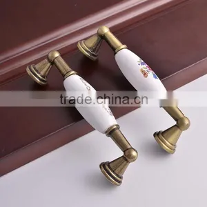 Wholesale High Quality Ceramic Handles and Knobs Kitchen Wardrobes Door Porcelain Modern Pulls Knobs thumbnail-4