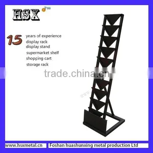 Metal Floor Carpet Display Rack Floor Rack HSX-FR002 Metal Stand Racking Supermarket Stands thumbnail-3