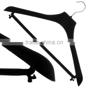 Velvet Coat Hanger With Bar thumbnail-2